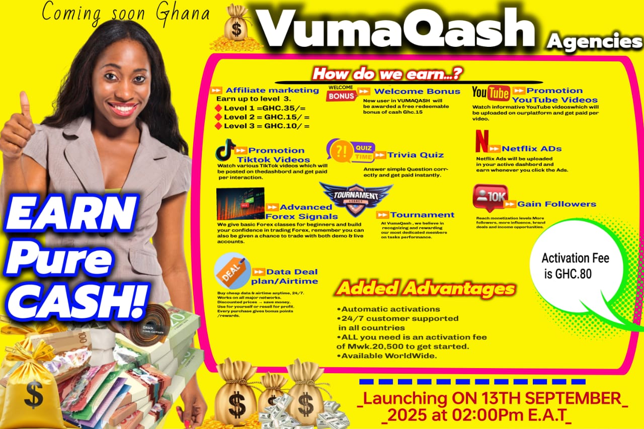 Vumaqash Agencies Ghana Launch Poster