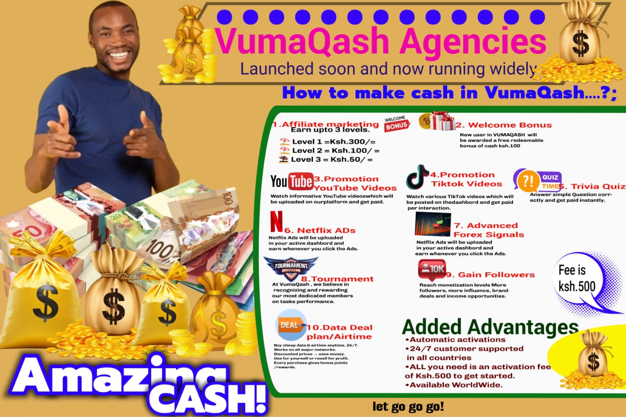 VUMAQASH AGENCIES IN KENYA — COMPLETE 2025 GUIDE (REGISTRATION, EARNINGS, APP & WITHDRAWALS)