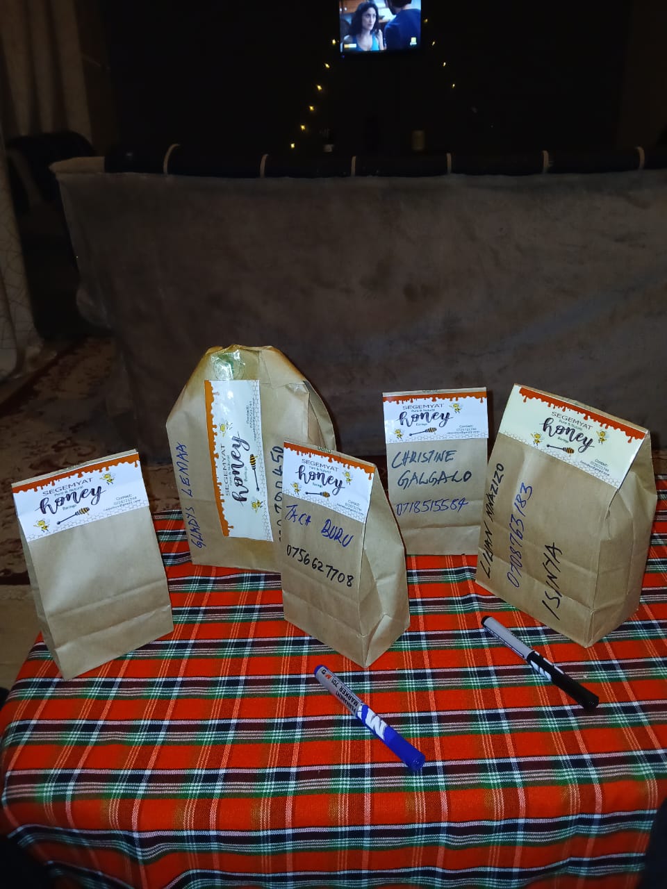 Delivery of Segemyat honey