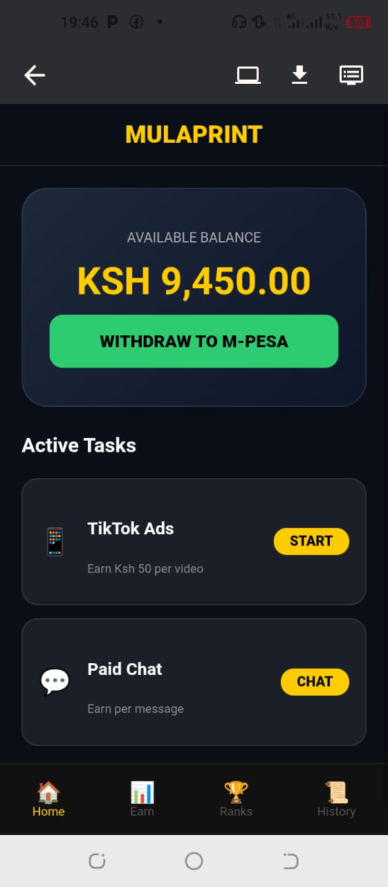 MulaPrint: Each Click Pays – Earn Online 2026