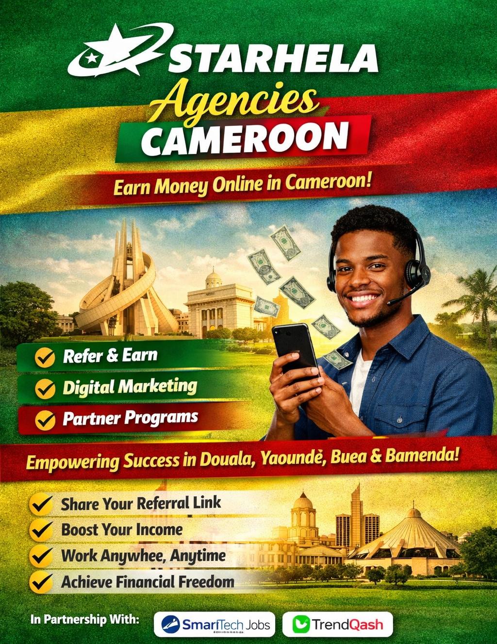 STARHELA AGENCIES IN CAMEROON : EMPOWERING DIGITAL ENTREPRENEURS ACROSS THE NATION